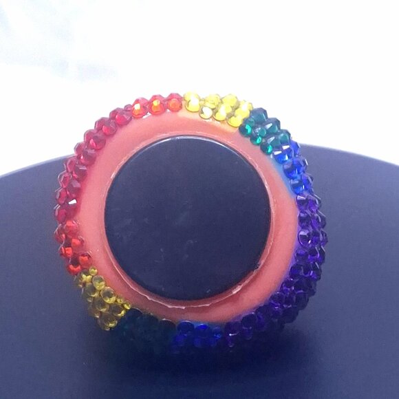 Rainbow Rubber Duck, Pride Duck, Colorful Jeep Duck, Unique Gift, Bling/Bedazzle - Picture 8 of 8